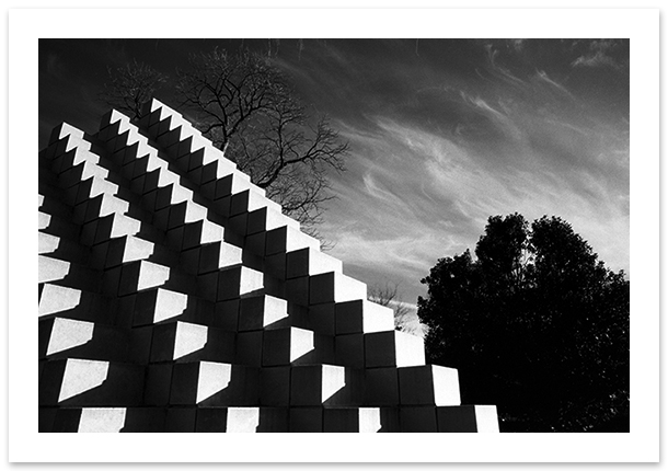 Four-Sided Pyramid, Sol LeWitt, Washington, DC